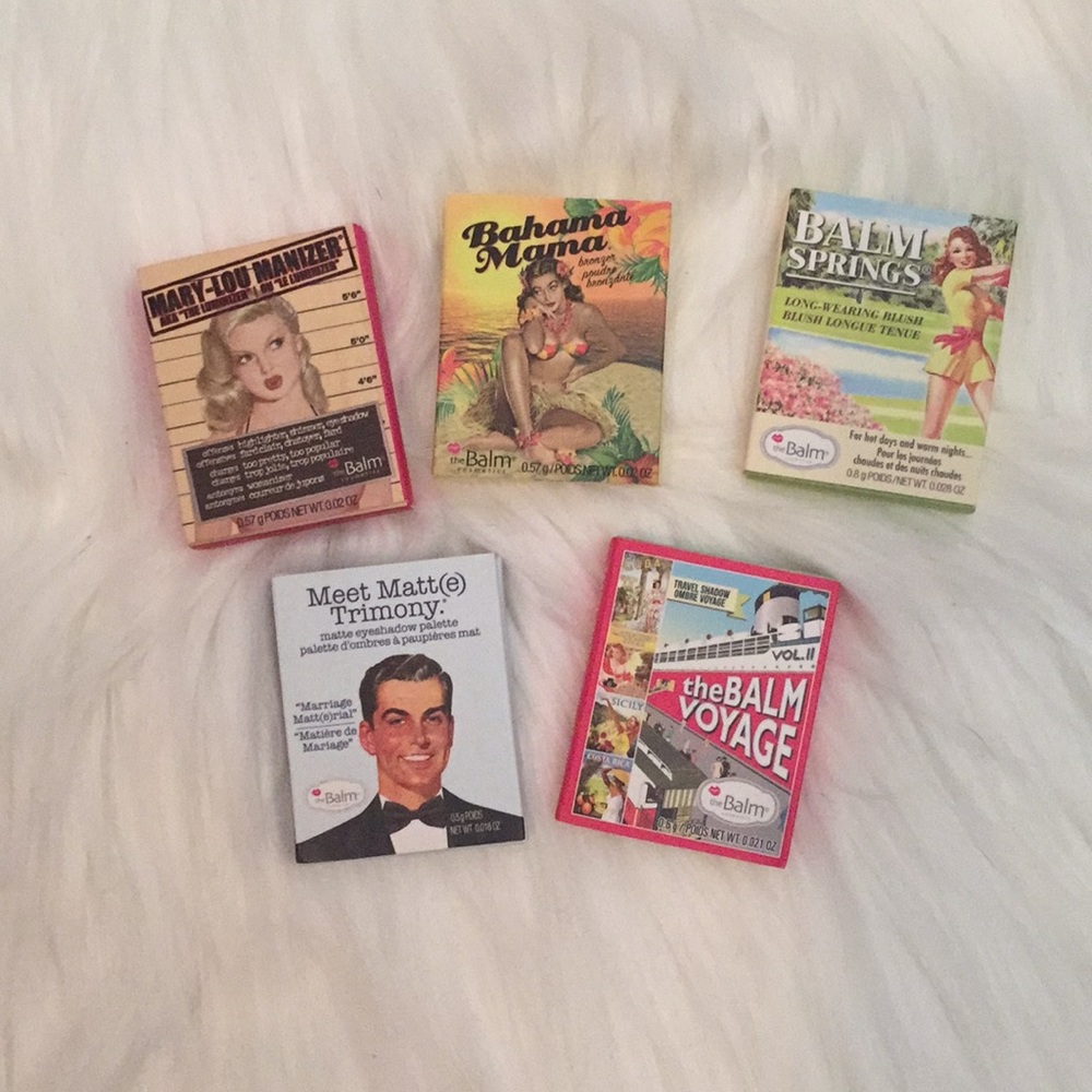 The Balm makeup samples